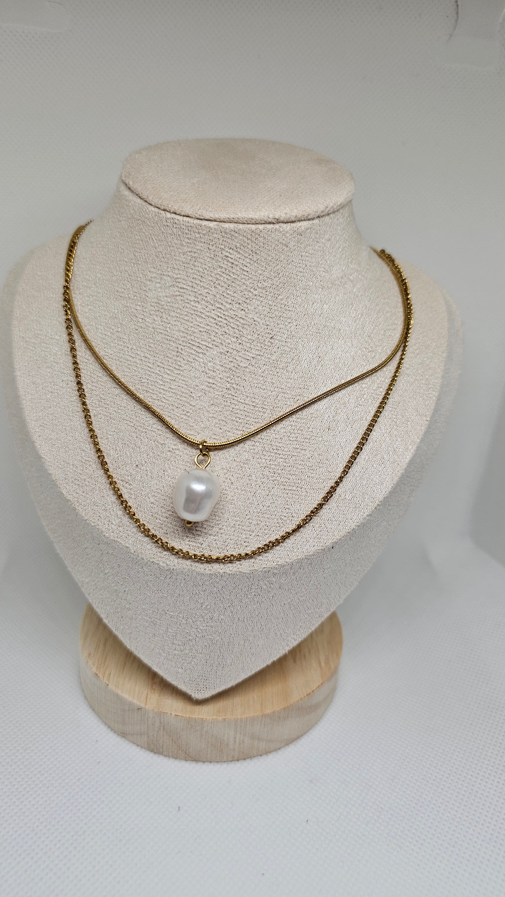 PEARL - Double Layer Necklace