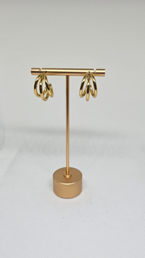 AMARA - Layered 3 Tier Earrings