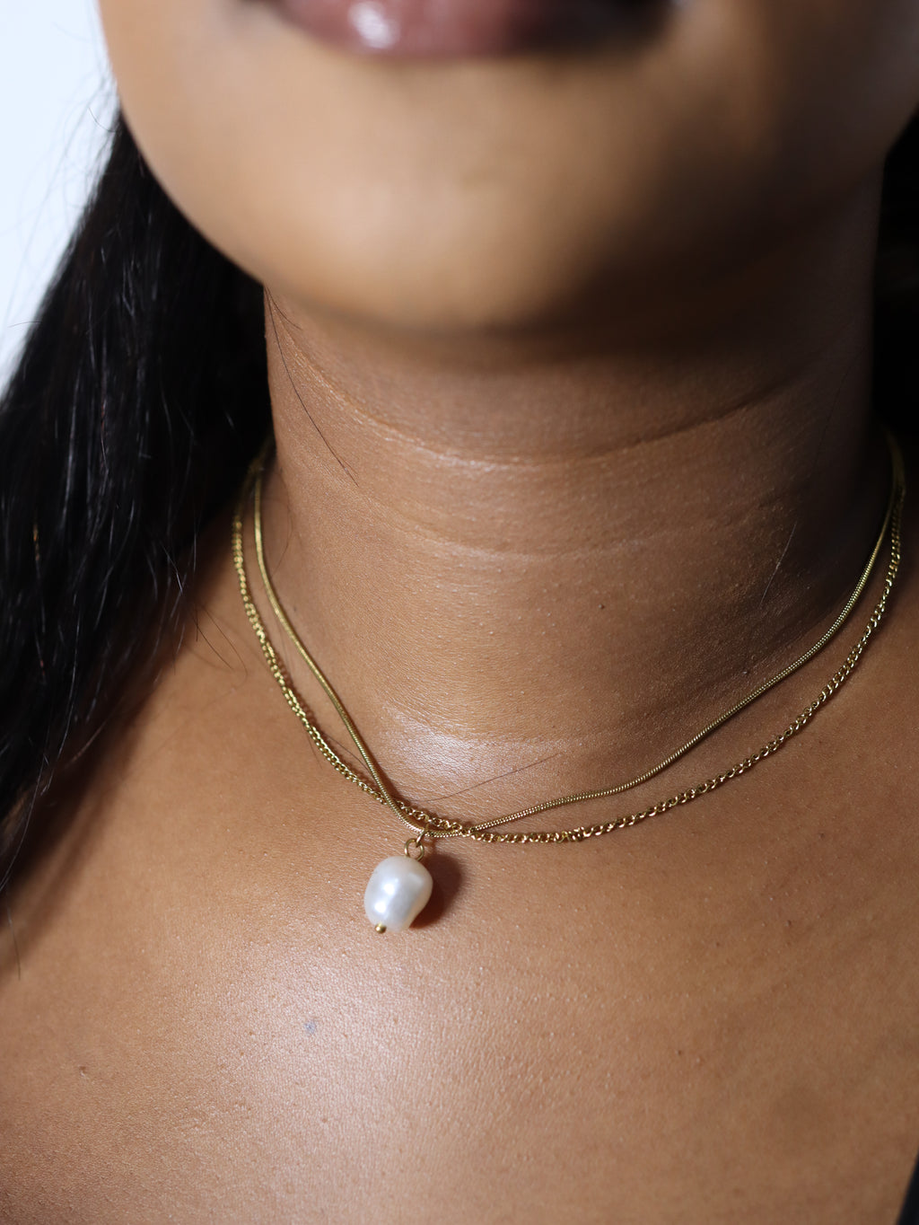PEARL - Double Layer Necklace