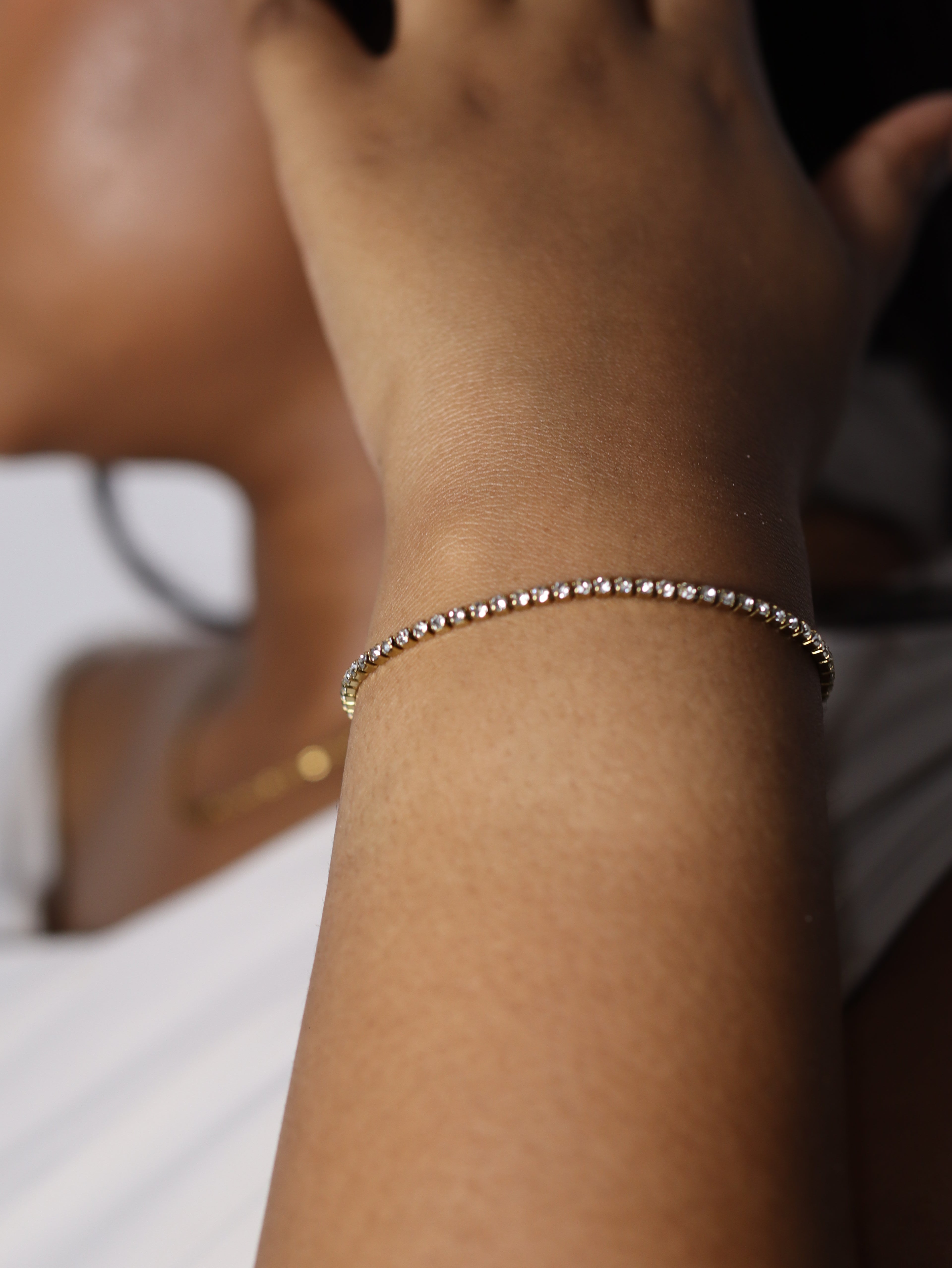 NAOMI - Gold Tennis Bracelet