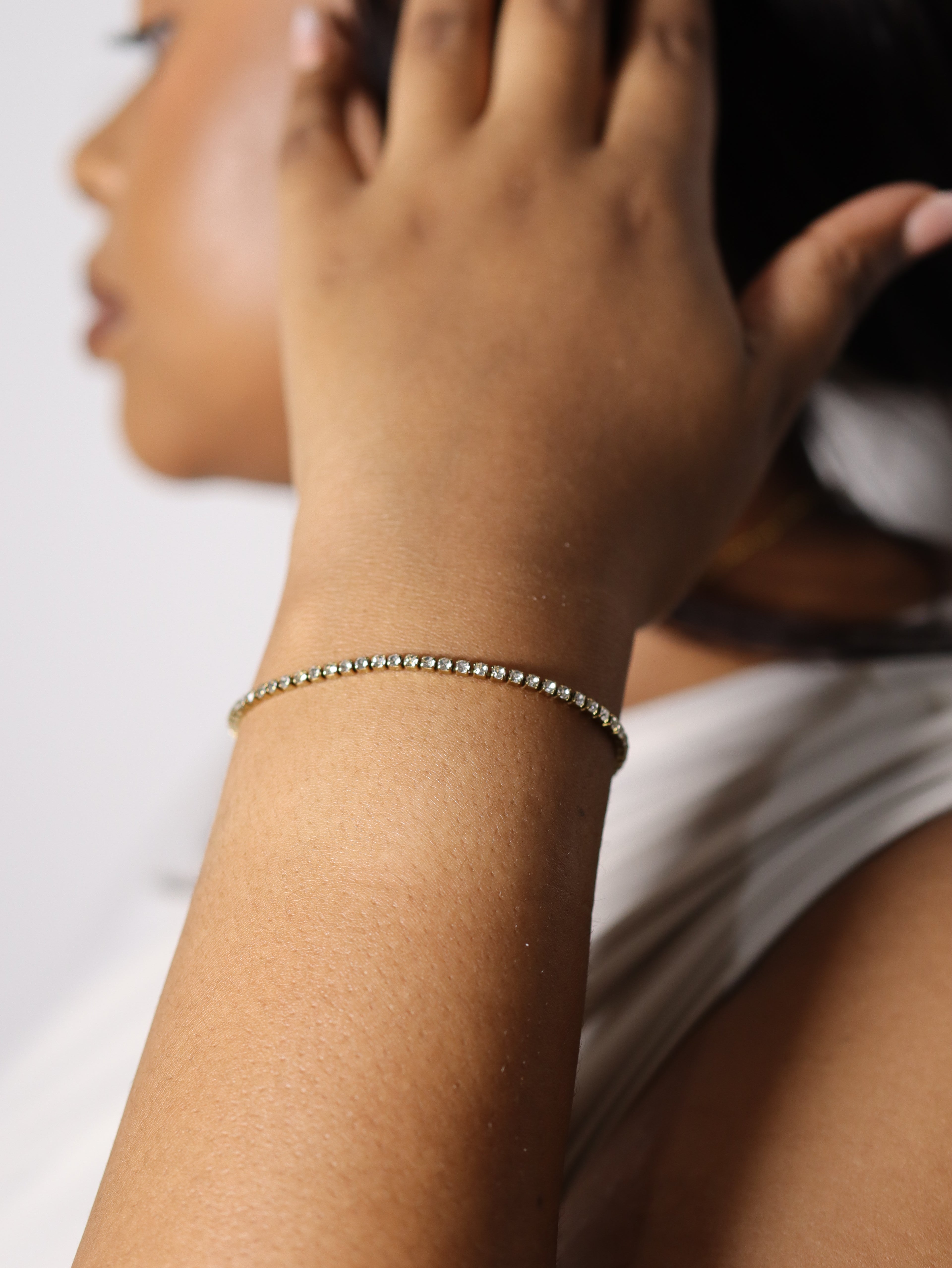 NAOMI - Gold Tennis Bracelet