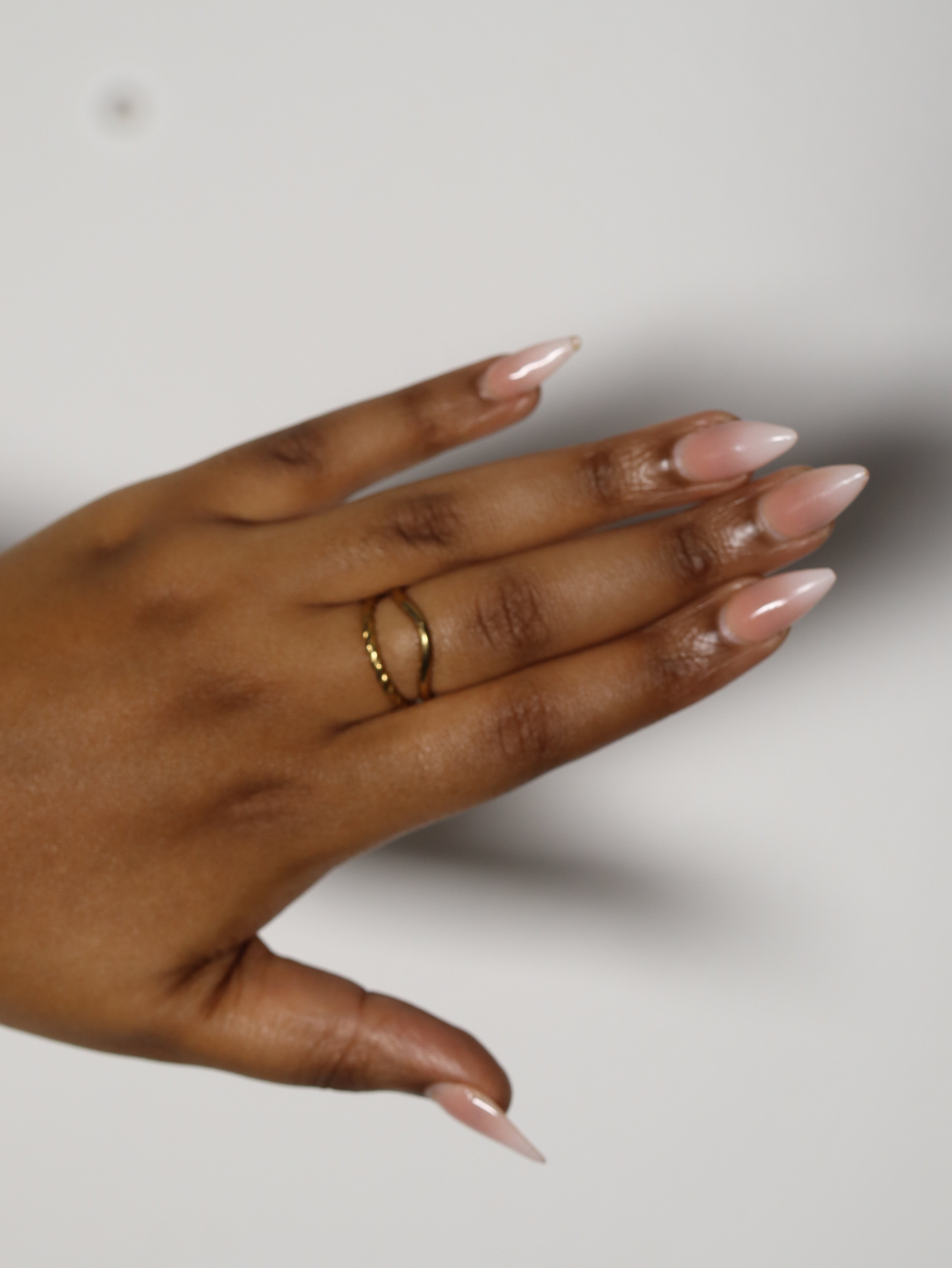 ALSIE - Gold  3-Piece Adjustable Ring Set