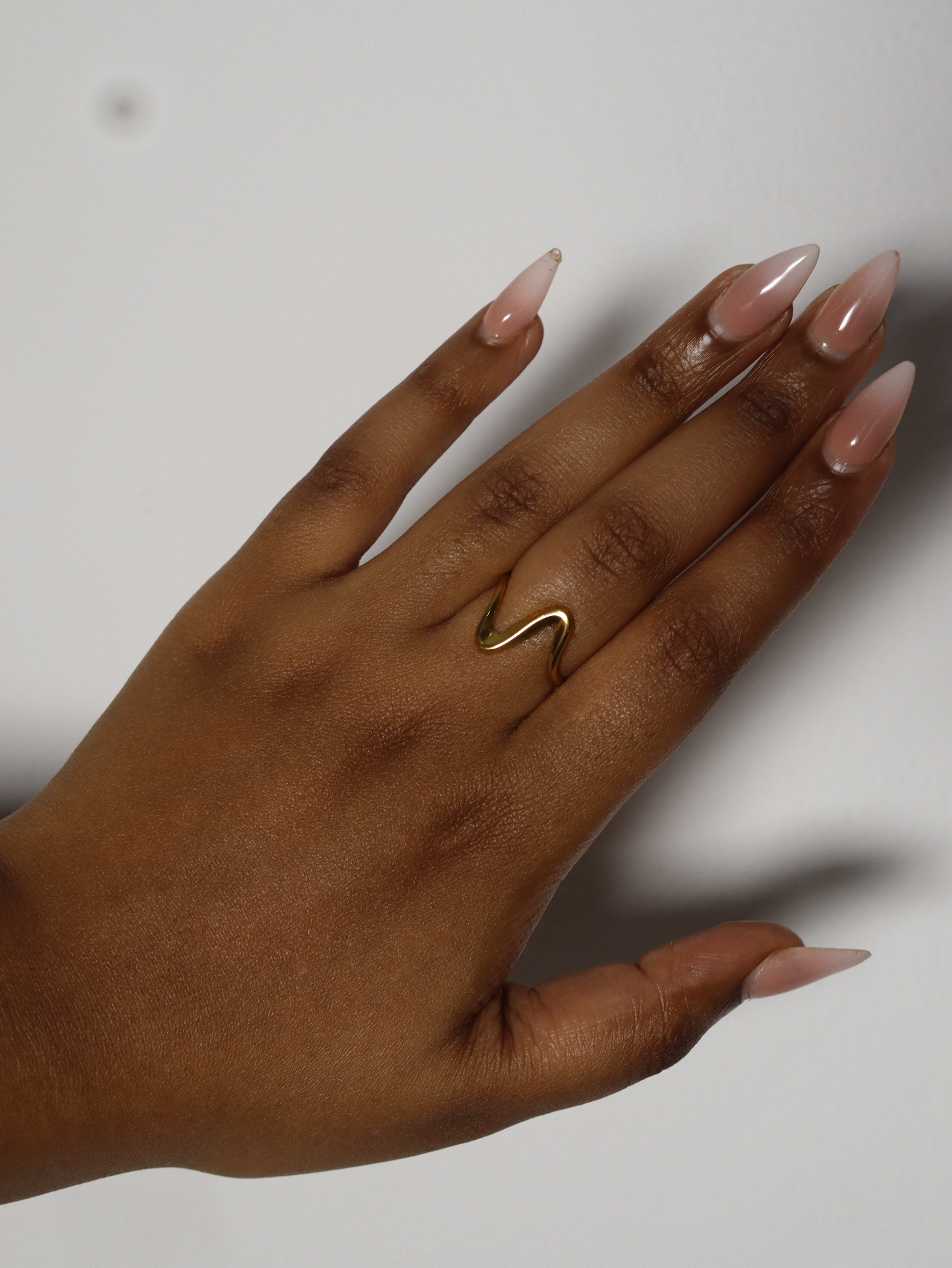 ALSIE - Gold  3-Piece Adjustable Ring Set