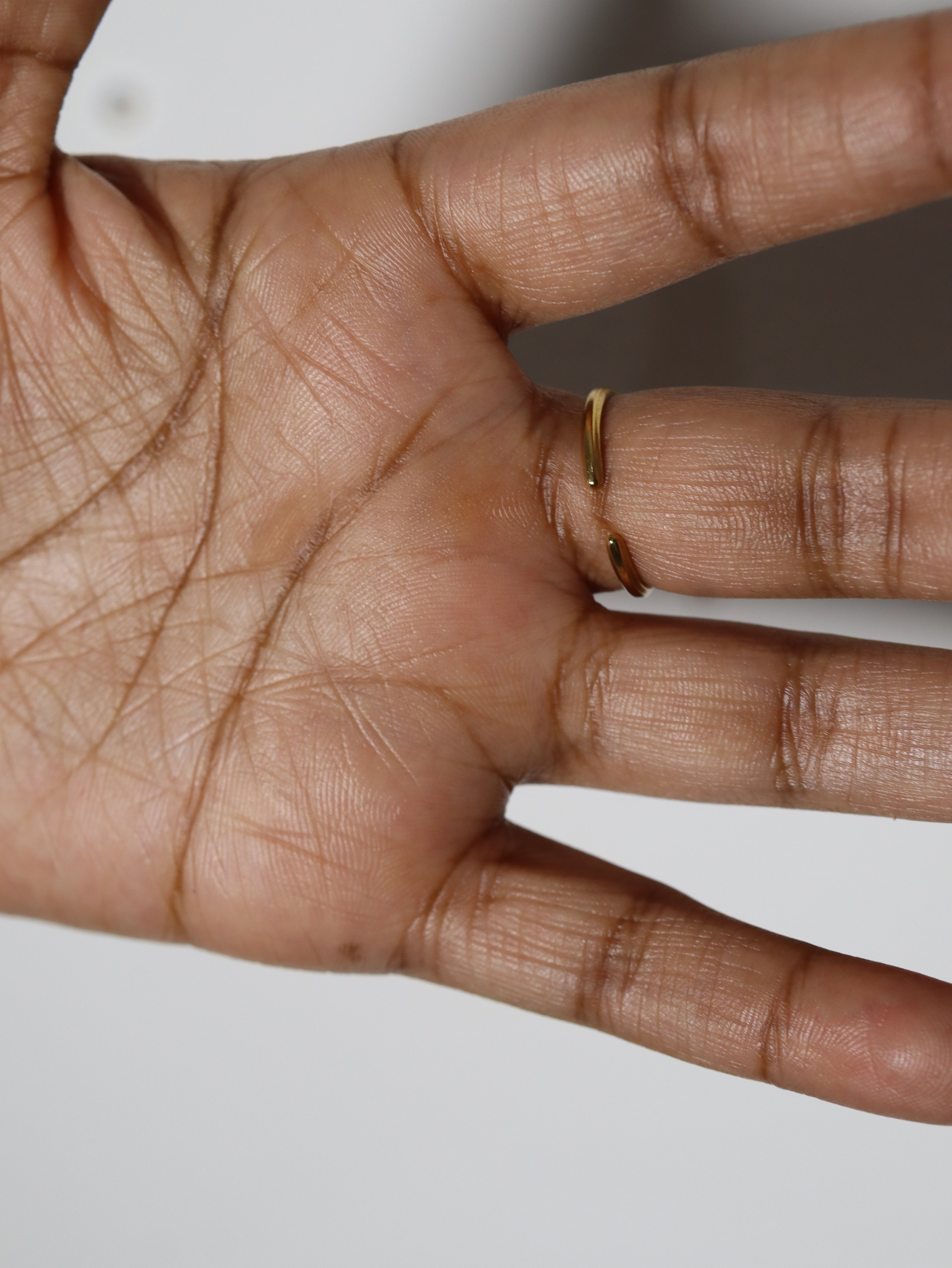 ALSIE - Gold  3-Piece Adjustable Ring Set